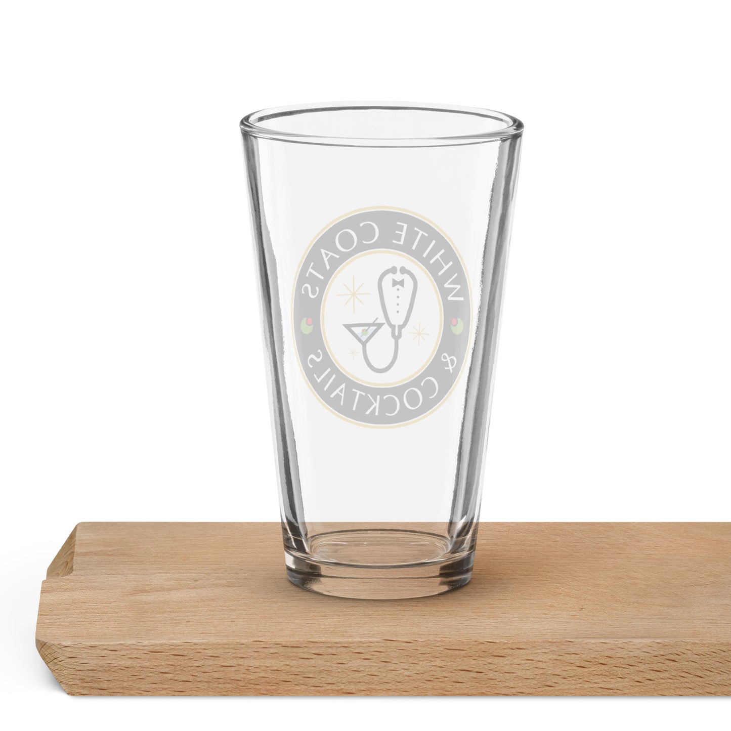 Shaker pint glass