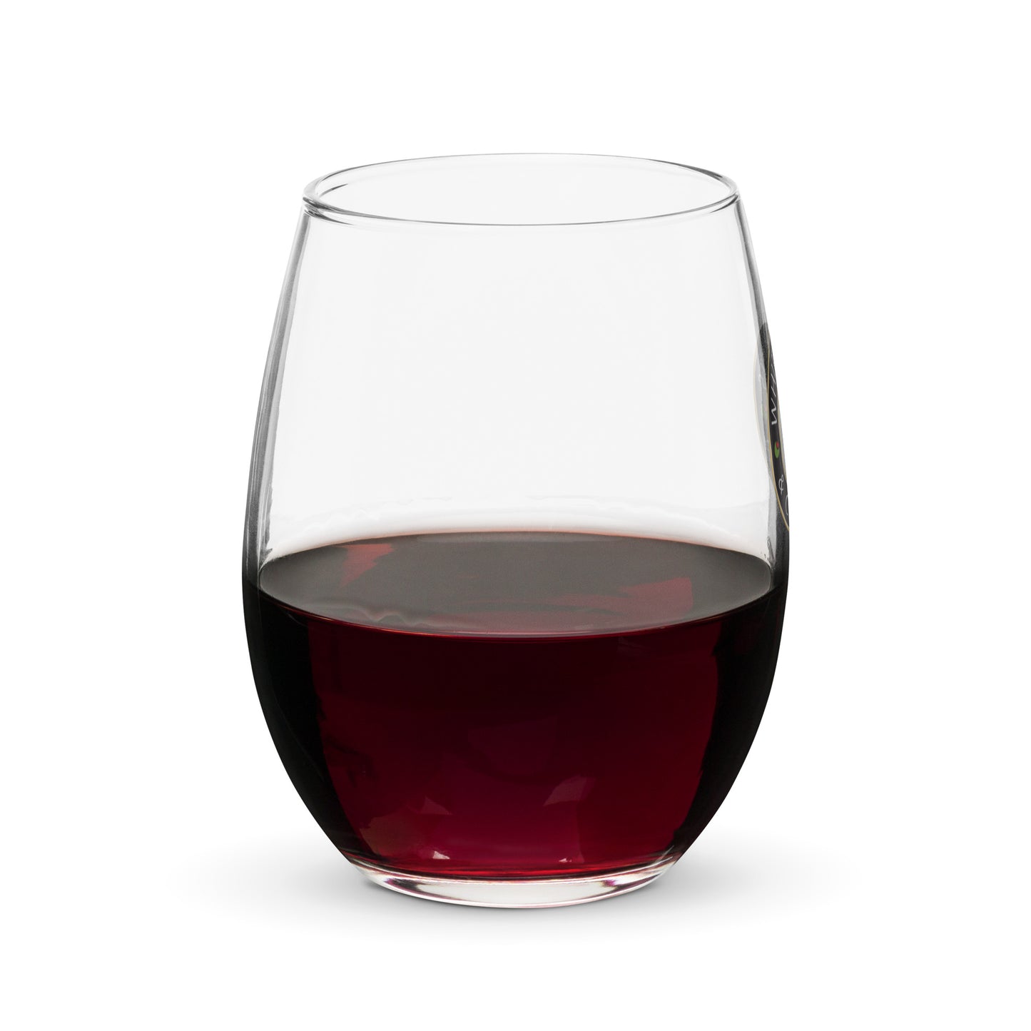 Stemless wine glass