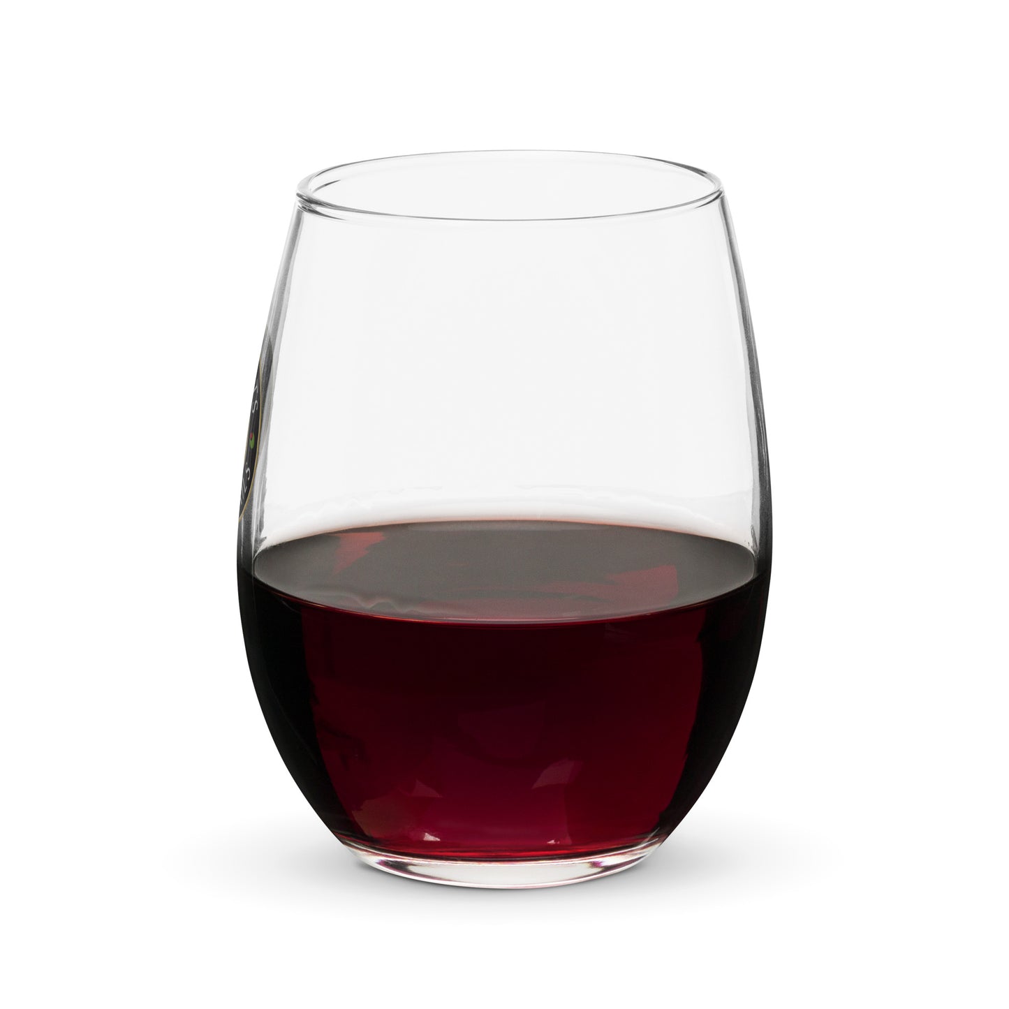 Stemless wine glass